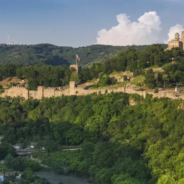  Tsaravets Fortress in Veliko Târnovo, Bulgaria. Walter Bibikow/Getty Images