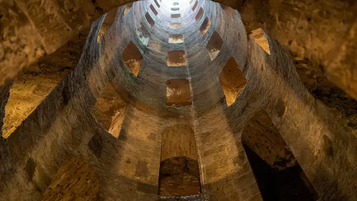 Underground Etruscan ruins in Orvieto