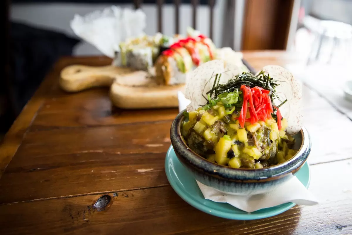 The vegan sushi at Momo is just one of the many incredible dishes getting served up right now in Montréal. Susan Moss