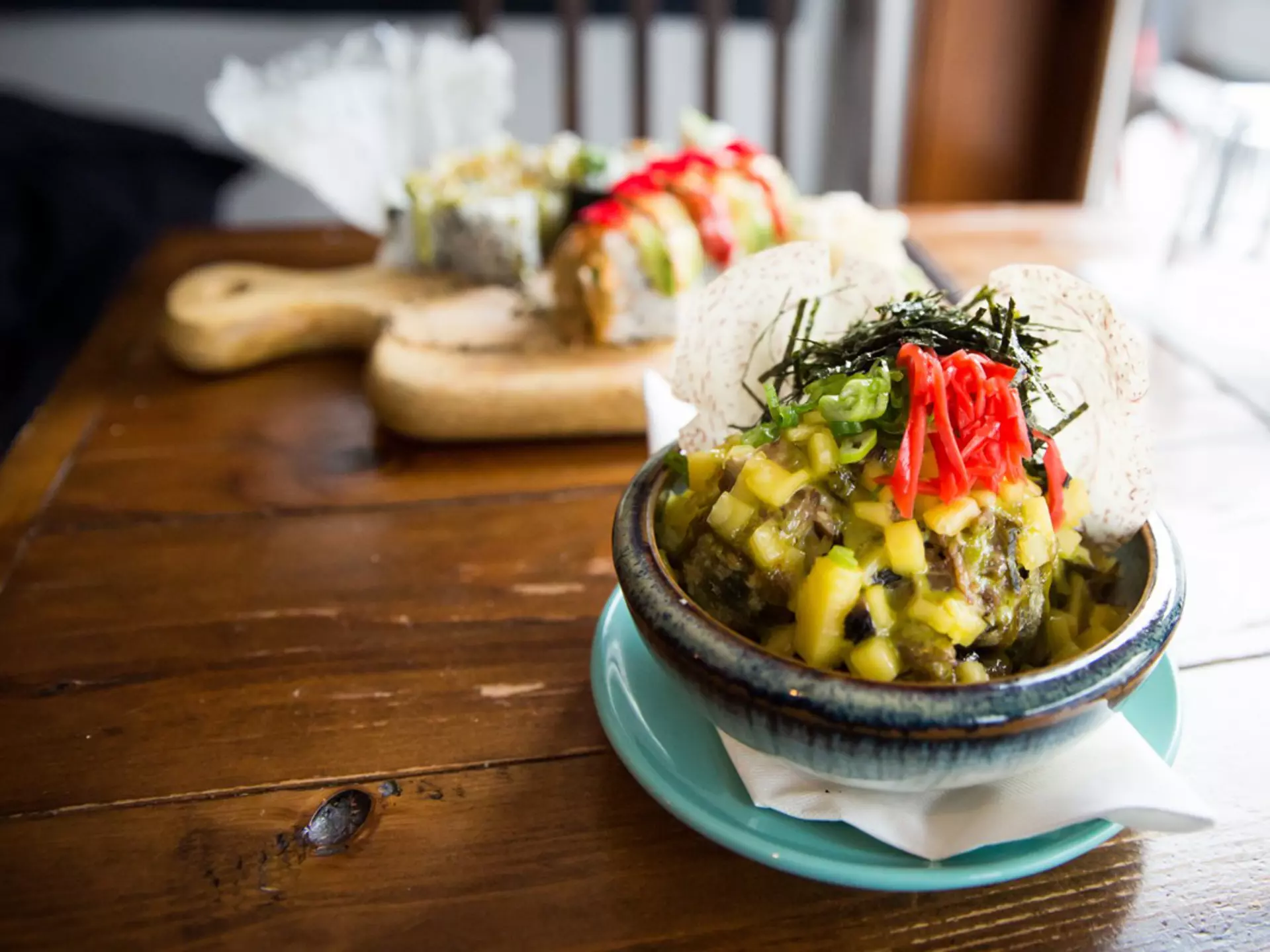 The vegan sushi at Momo is just one of the many incredible dishes getting served up right now in Montréal. Susan Moss