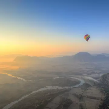 Karst mountains, Vang Vieng, Laos