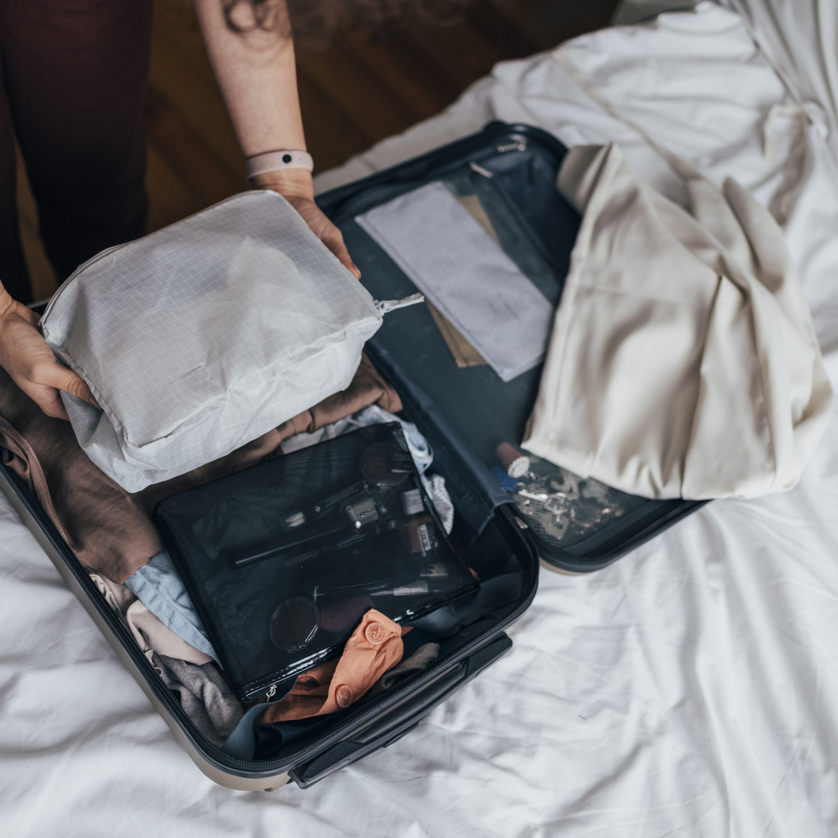 Packing a suitcase