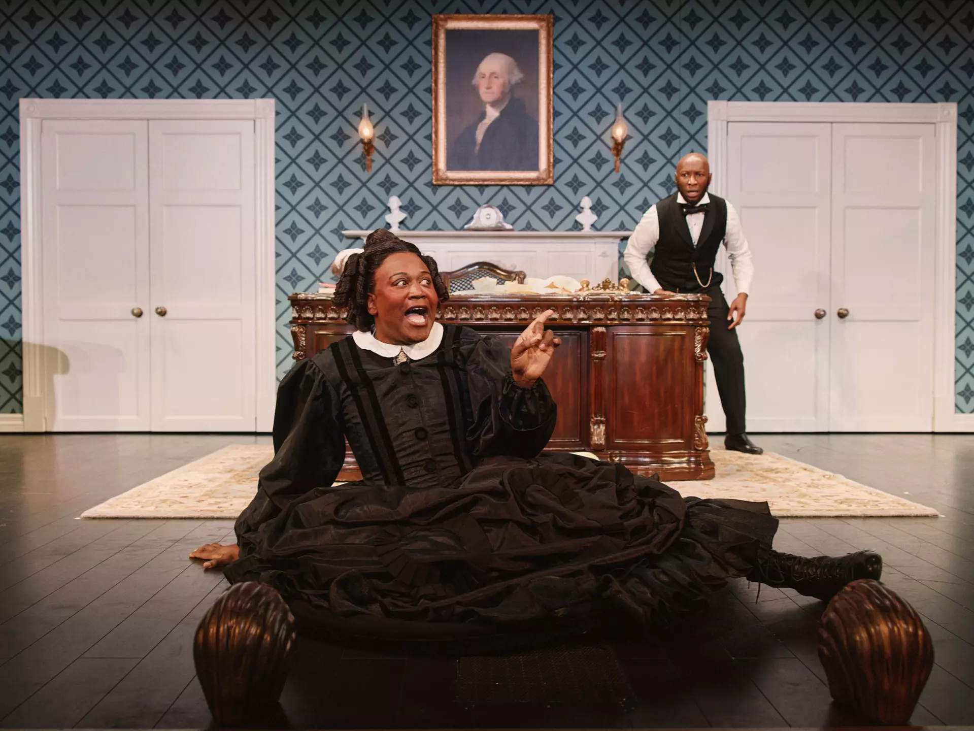 Tituss Burgess in “Oh, Mary!” on Broadway. Emilio Madrid