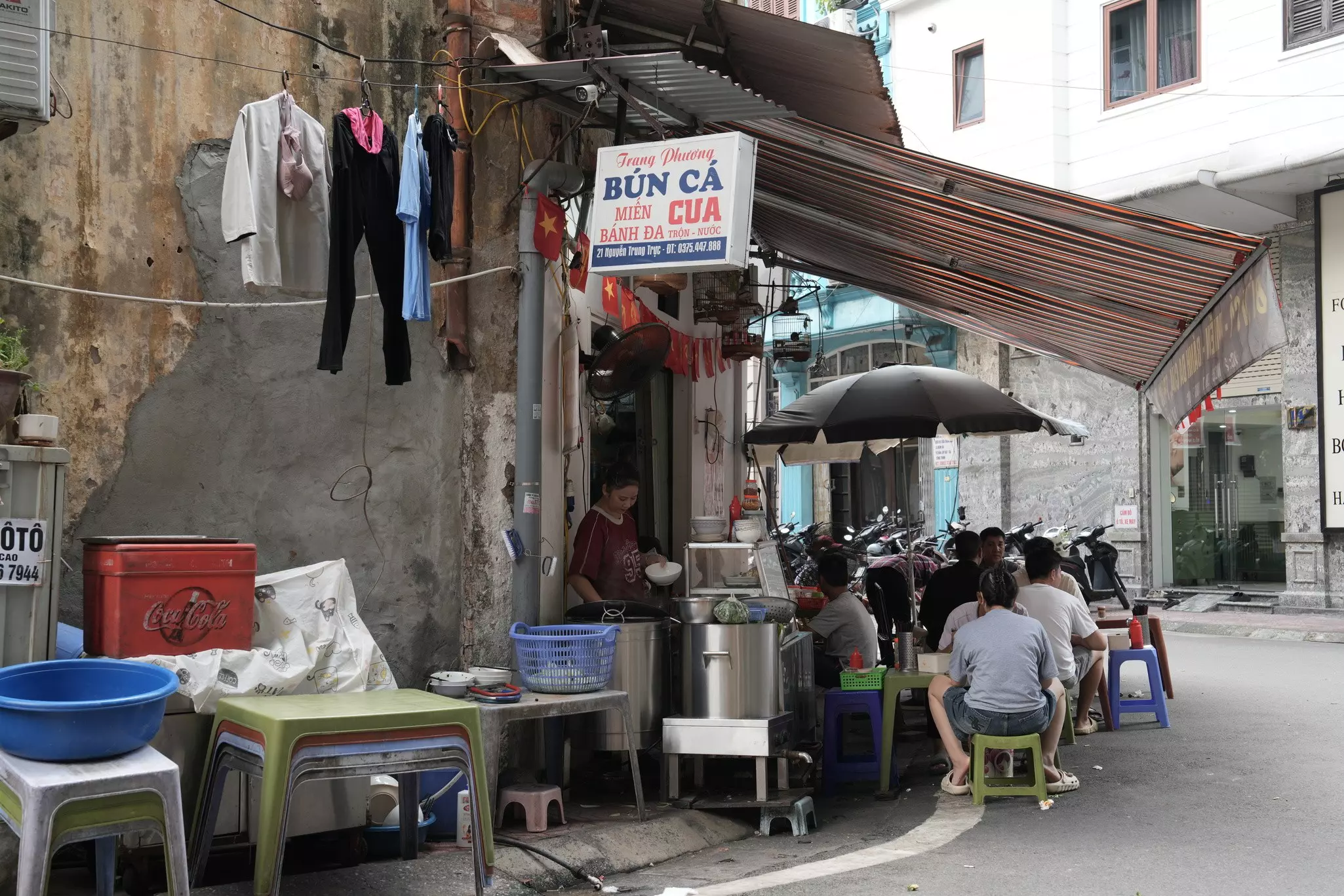 A Bun Ca Spot in a Corner of Hanoi