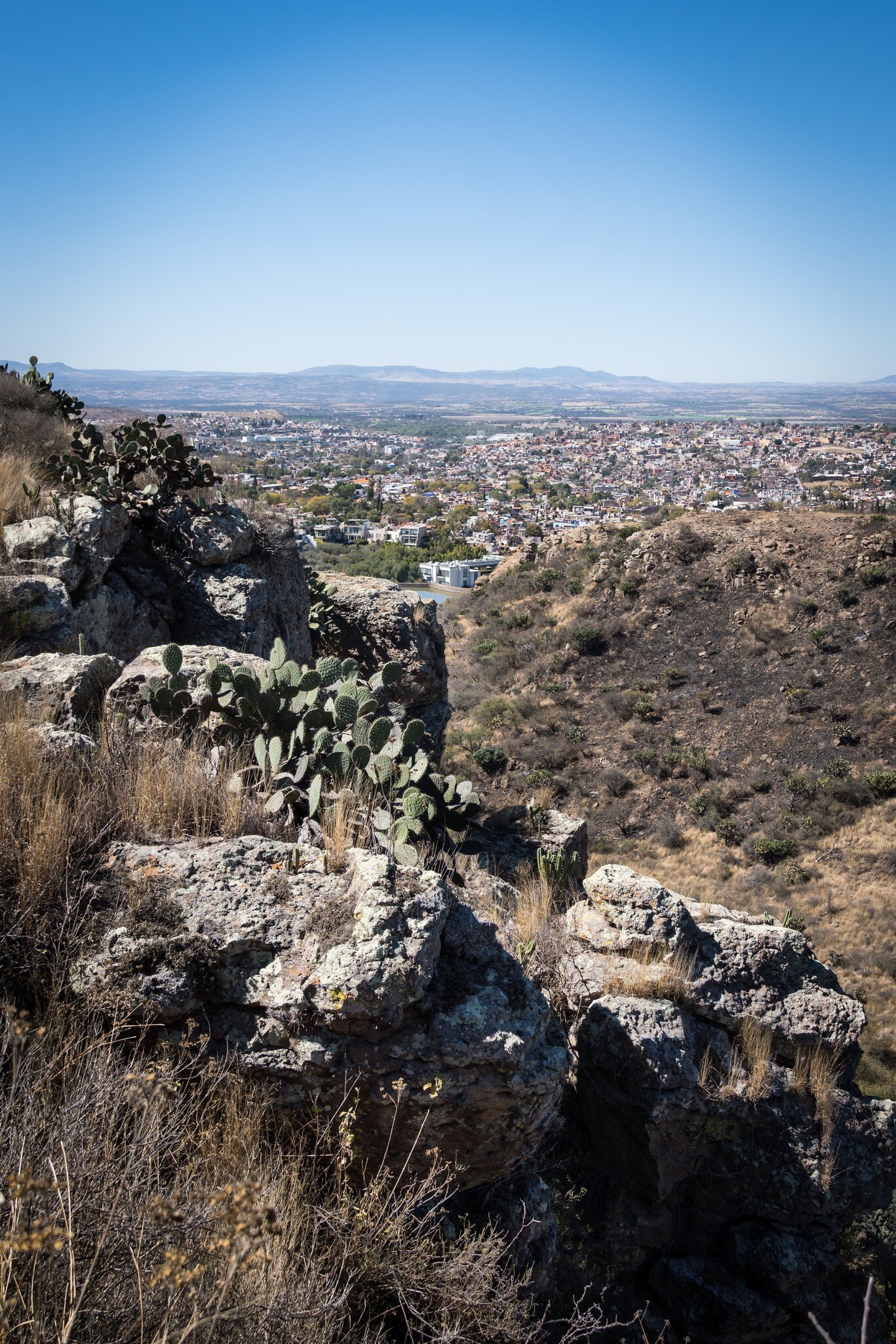 View over San Miguel de Allende, Mexico, from the viewpoint at El Charco del Ingenio.
