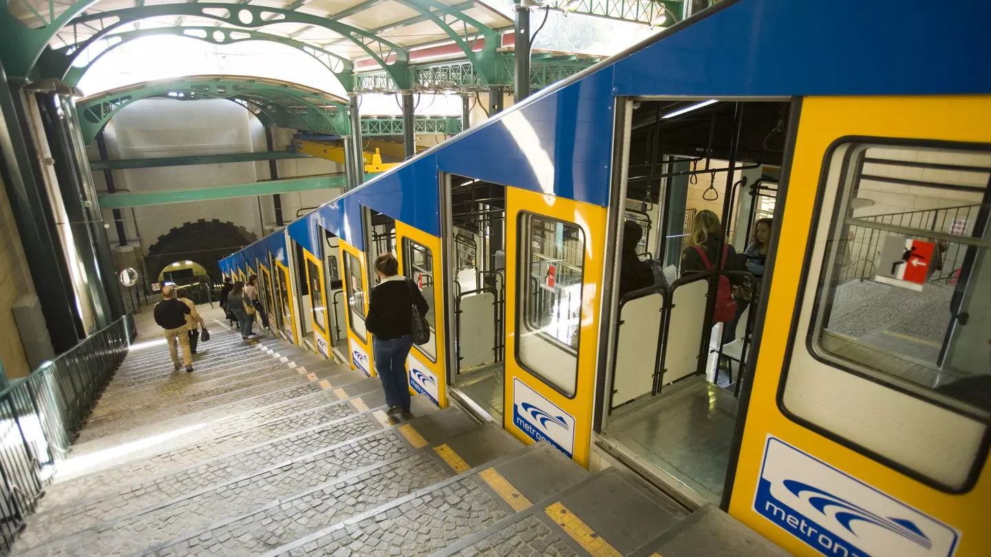 Campania, Europe, Italy, Naples
Funicular railway, Vomero.