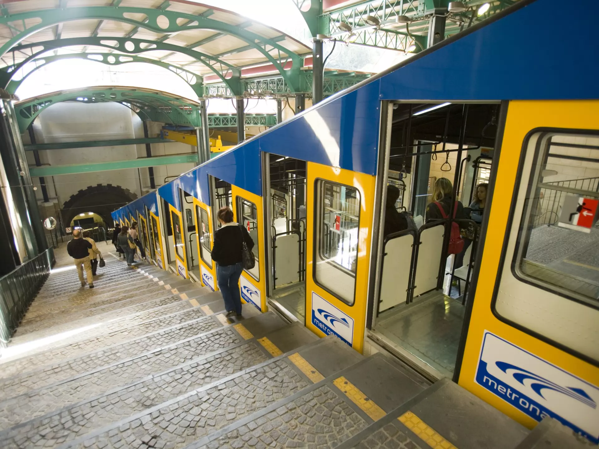 Campania, Europe, Italy, Naples
Funicular railway, Vomero.