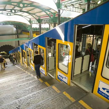 Campania, Europe, Italy, Naples
Funicular railway, Vomero.