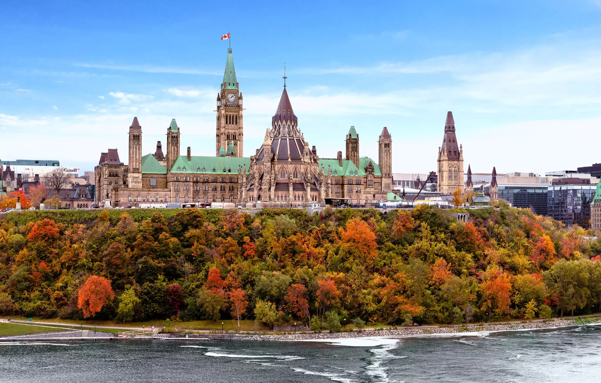 Parliament Hill in Fall, Ottawa, Ontario, Canada