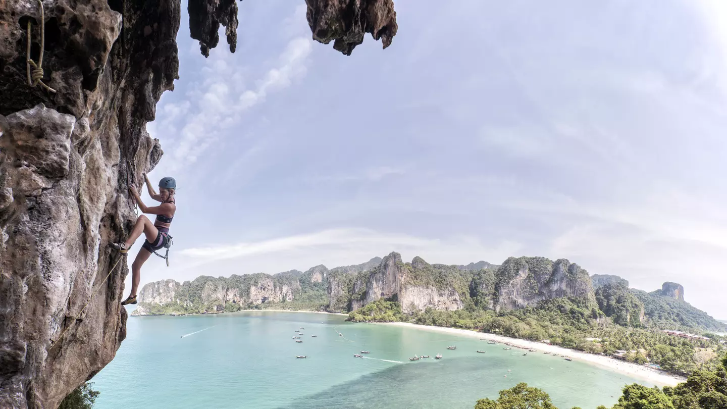 Southeast Asia is home to a number of rock climbing hotspots. Westend61 / Getty Images