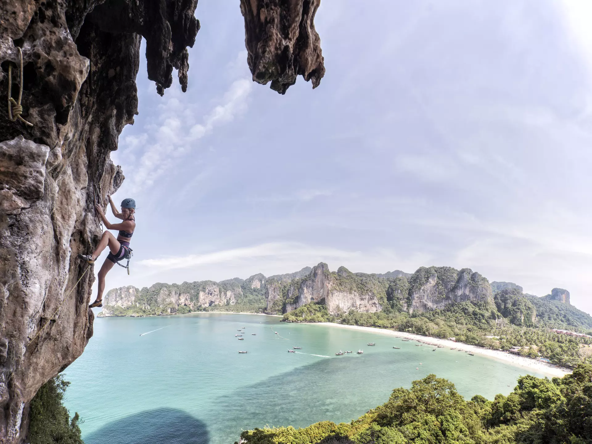 Southeast Asia is home to a number of rock climbing hotspots. Westend61 / Getty Images