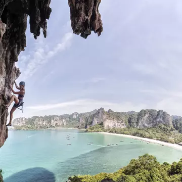 Southeast Asia is home to a number of rock climbing hotspots. Westend61 / Getty Images