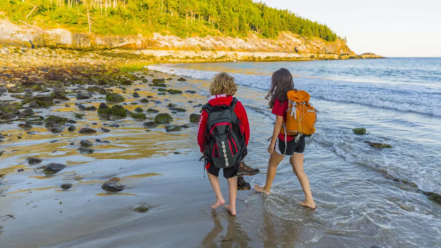 Acadia National Park has a great Jr. Ranger program and plenty of family-friendly hikes. Jerry Monkman / Getty Images