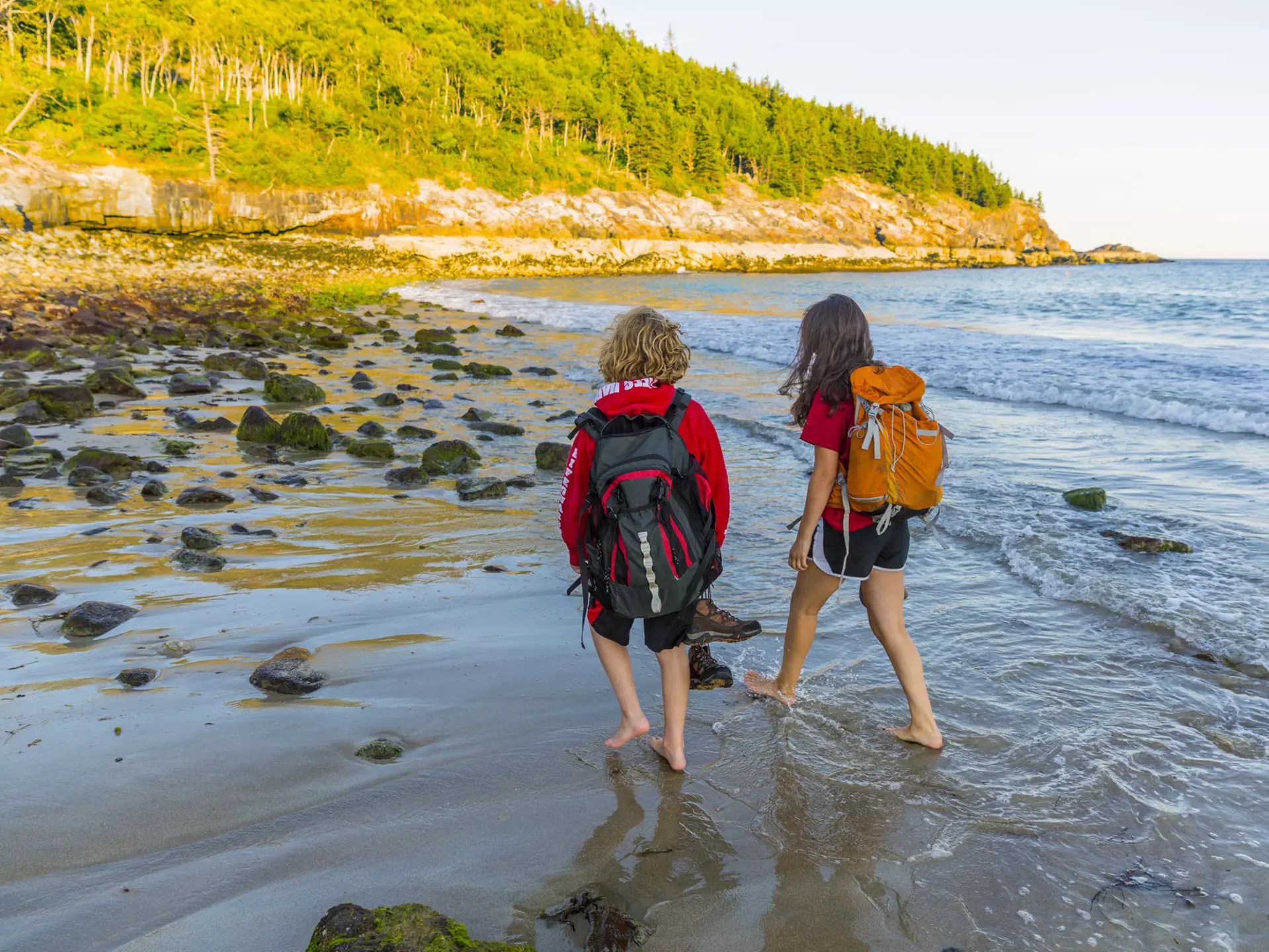 Acadia National Park has a great Jr. Ranger program and plenty of family-friendly hikes. Jerry Monkman / Getty Images