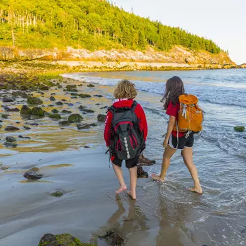 Acadia National Park has a great Jr. Ranger program and plenty of family-friendly hikes. Jerry Monkman / Getty Images