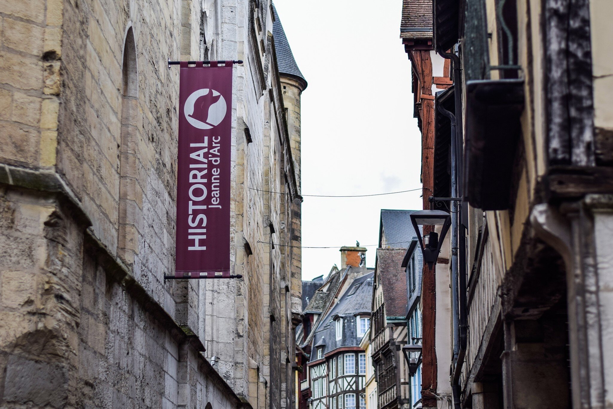 Rouen, France, - April 11, 2023:  The Historial Jeanne d’Arc, or Joan of Arc Museum, in Rouen, France.