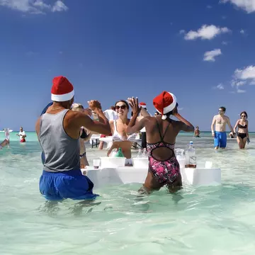 This holiday season, trade in snow for the sand and warm waters of the Caribbean. Shutterstock