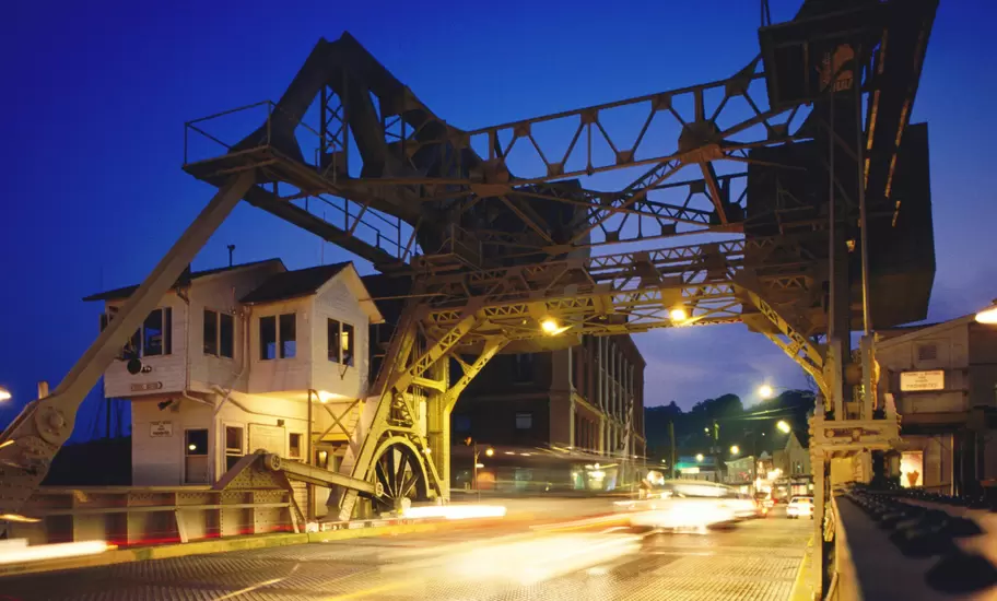 Mystic River Bridge in Connecticut
