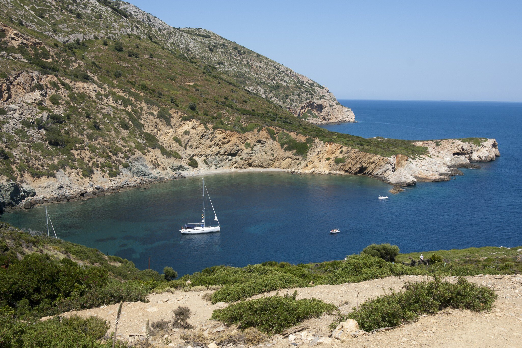 National Marine Park of Alonnisos, Kyra Panagia bay. Sporades Islands - Thessalias, Greece; Shutterstock ID 91251935;