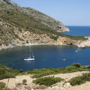 National Marine Park of Alonnisos, Kyra Panagia bay. Sporades Islands - Thessalias, Greece; Shutterstock ID 91251935;