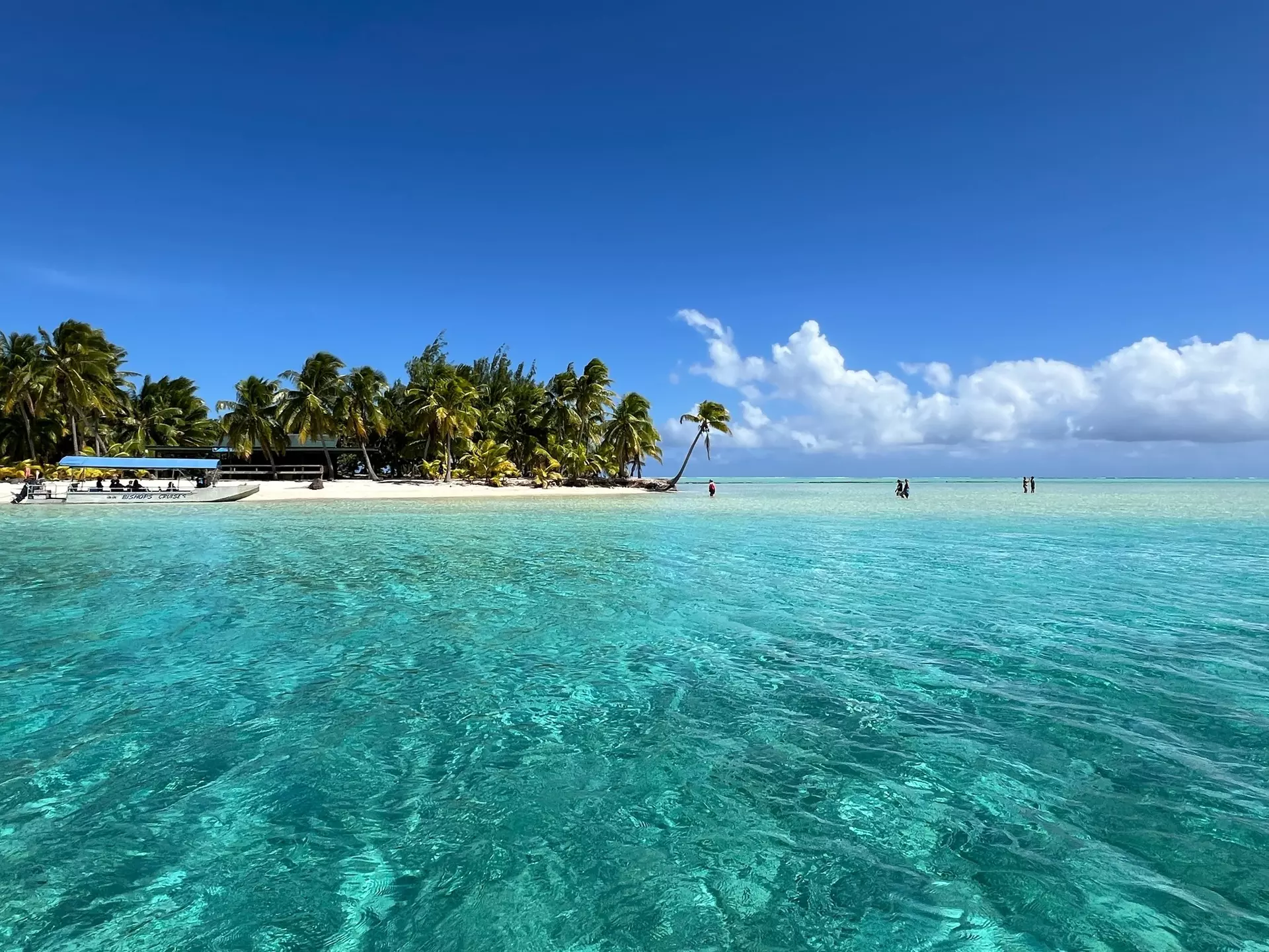 One Foot Island (Tapuaetai) in the Aitutaki Lagoon, the Cook Islands. Jessica Lockhart/Lonely Planet
