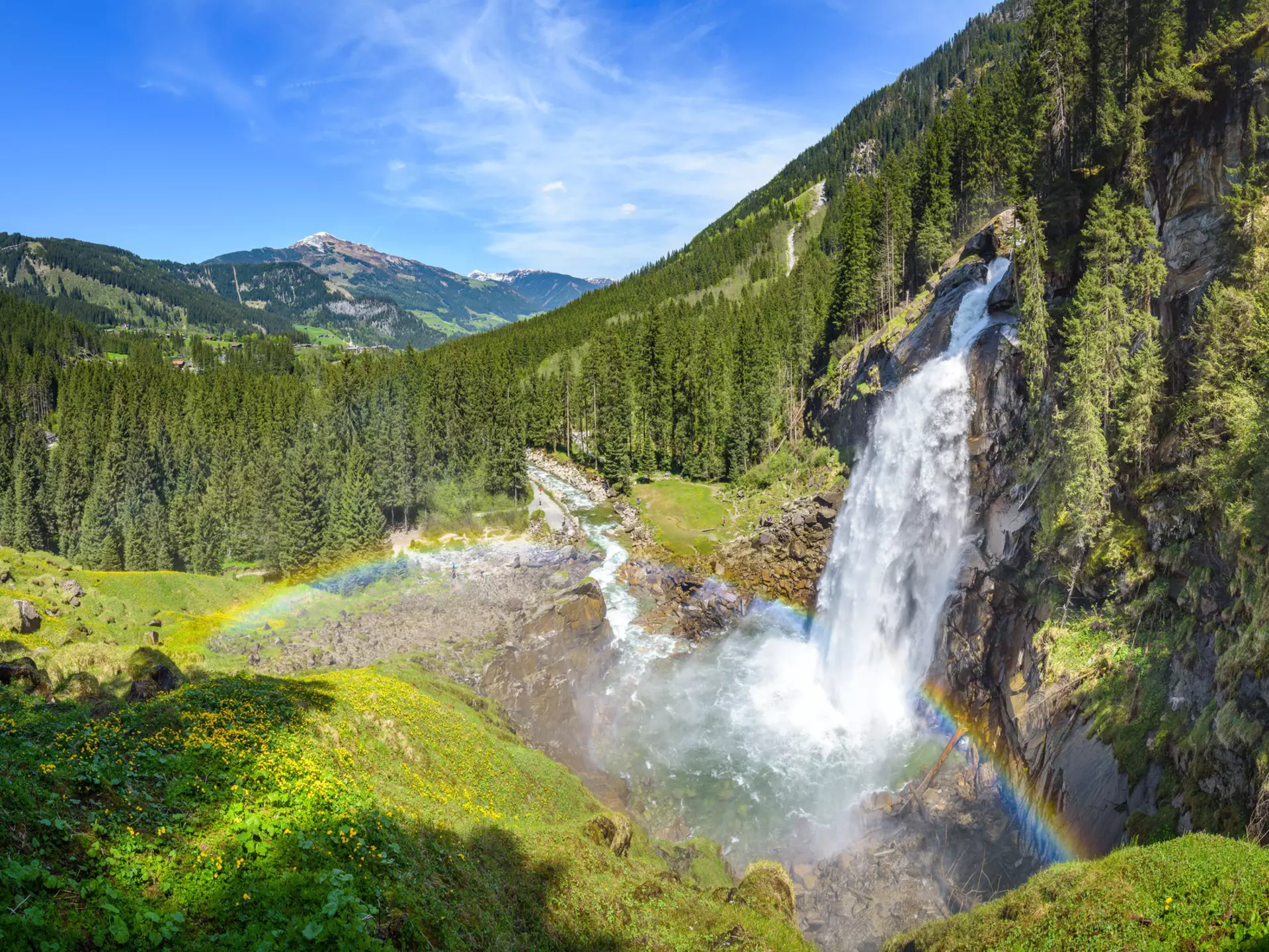 Krimmler Waterfall in Austria's Hohe Tauern National Park. auerimages/Shutterstock

