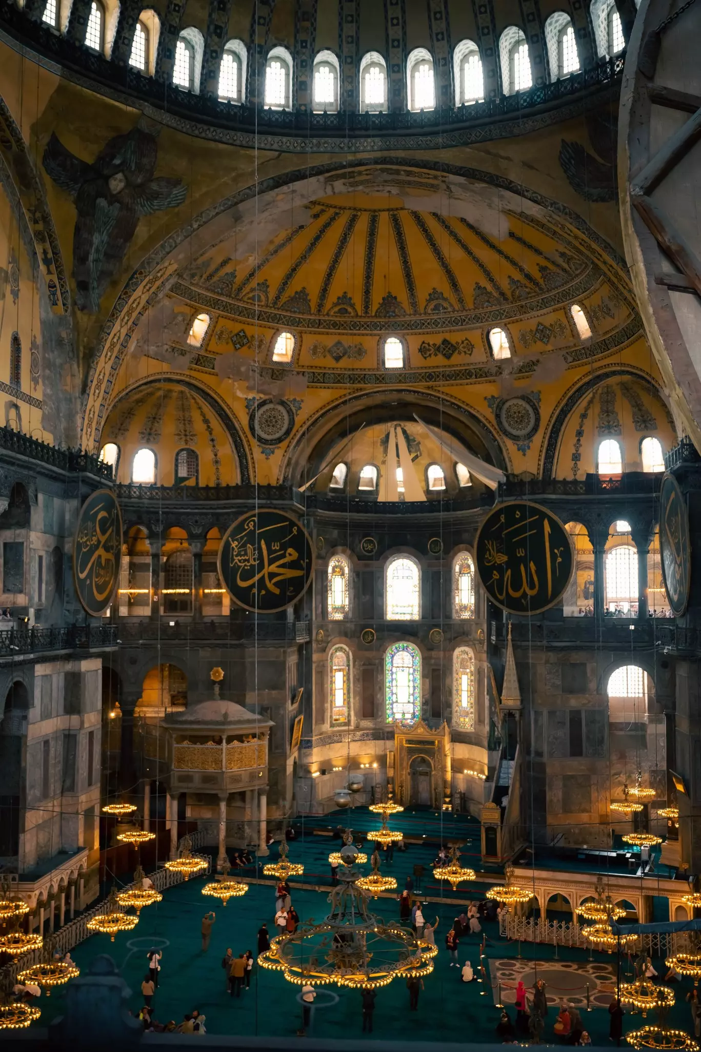 Inside the Blue Mosque, Istanbul