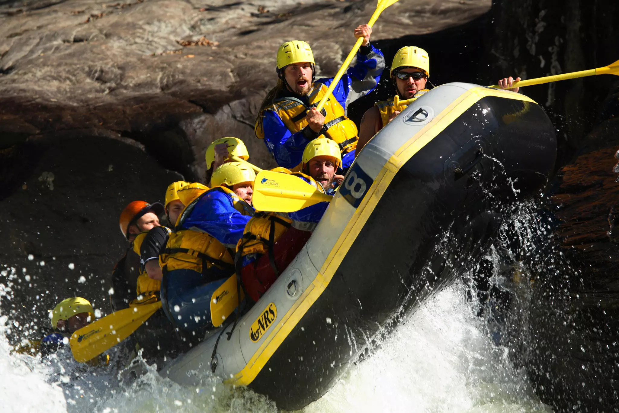 Whitewater rafting on Upper Gauley river, West Virginia