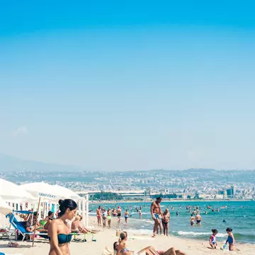The family-friendly town of Catania, Sicily is a popular family beach destination. InnaLu/Shutterstock