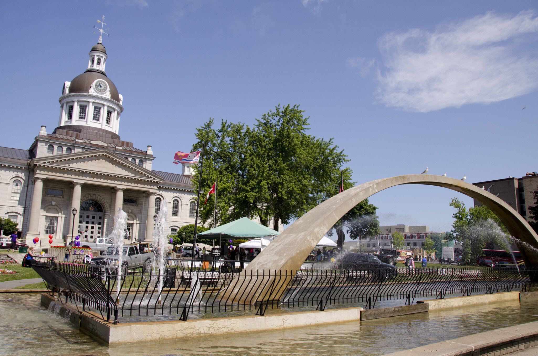 Downtown Kingston City Hall, National Historic Site, circa 1842, Kingston, Ontario, Canada