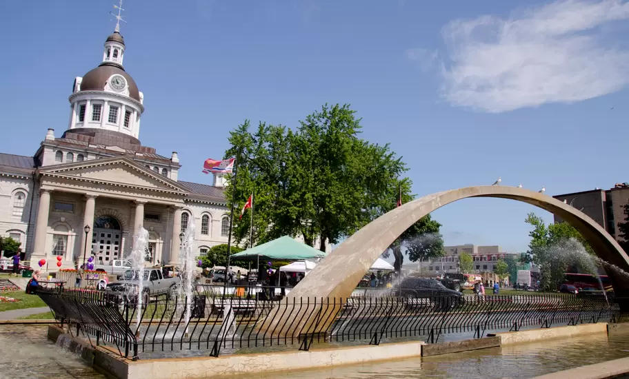 Downtown Kingston City Hall, National Historic Site, circa 1842, Kingston, Ontario, Canada