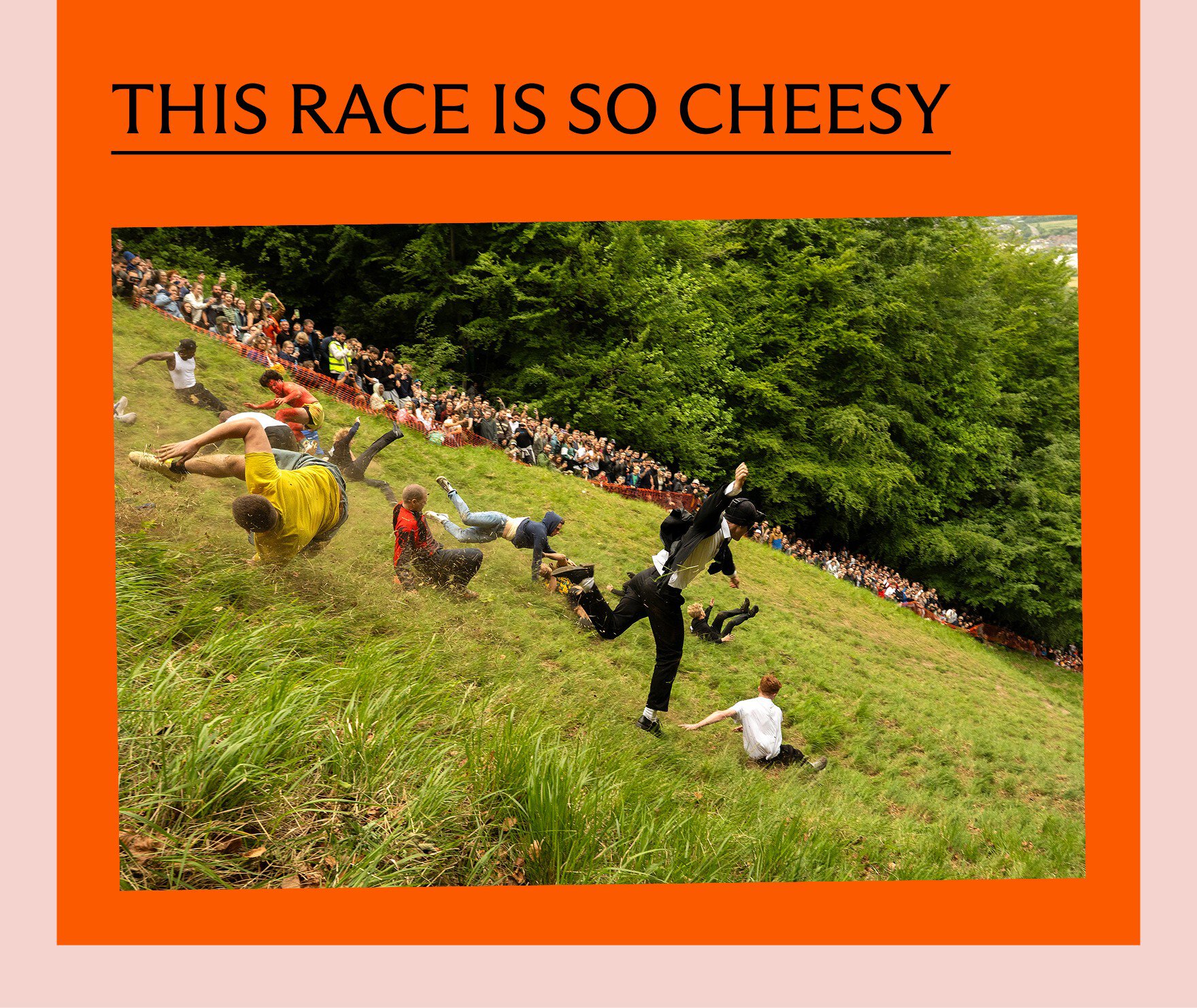 This race is so cheesy