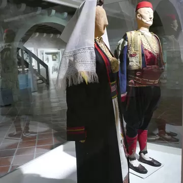 DUBROVNIK, CROATIA - APR 26, 2019 - Traditional clothing of Croatian villages from the 19th century,Ethnographic Museum, Dubrovnik, Croatia, License Type: media, Download Time: 2026-02-23T21:44:42.000Z, User: LP_YKhanna, Editorial: true, purchase_order: 65050 - Digital Destinations and Articles, job: LP, client: App Content, other: Yuvraj Khanna