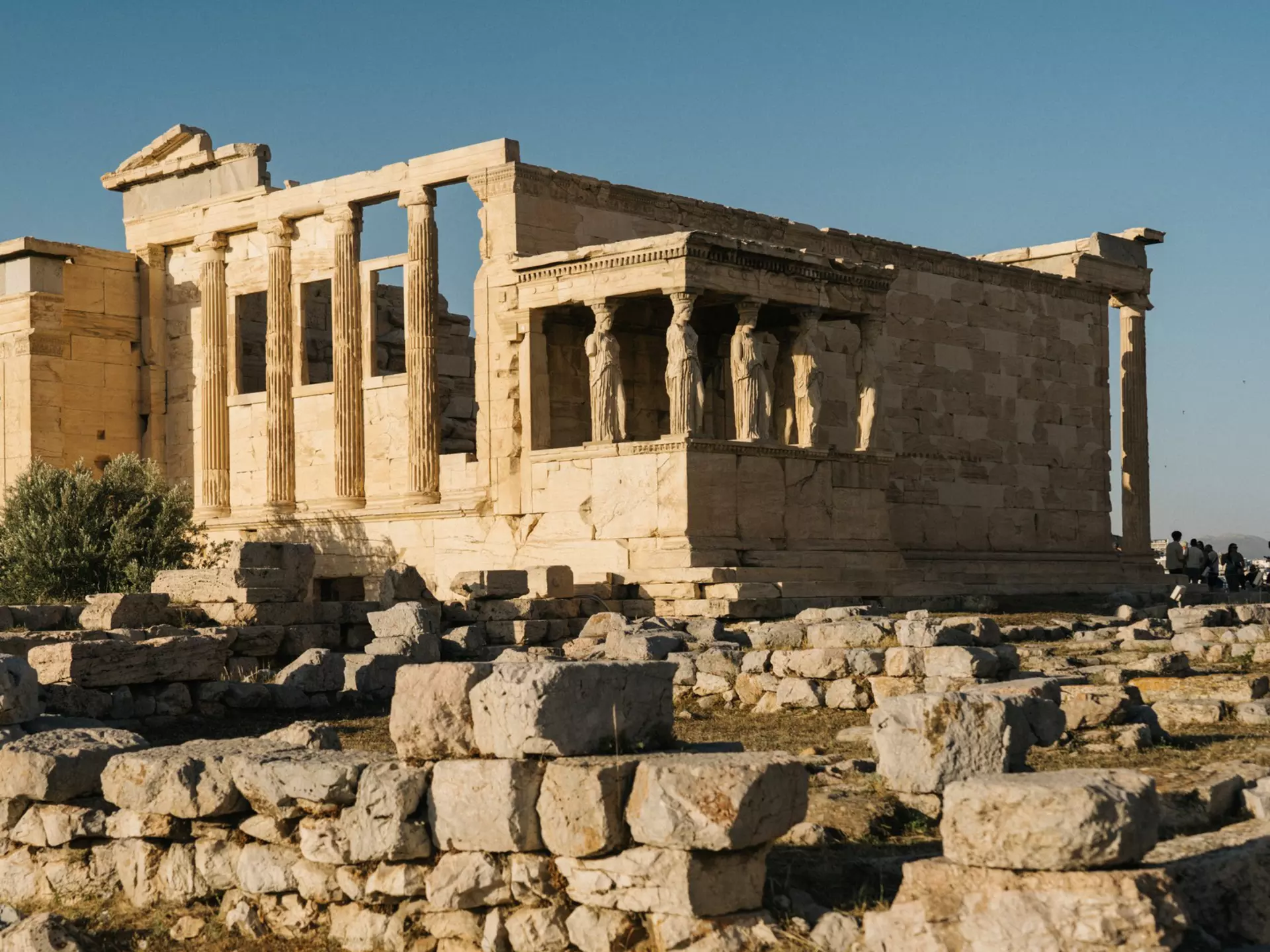 Shrine of the Muses, Athens, Greece - May 2025.