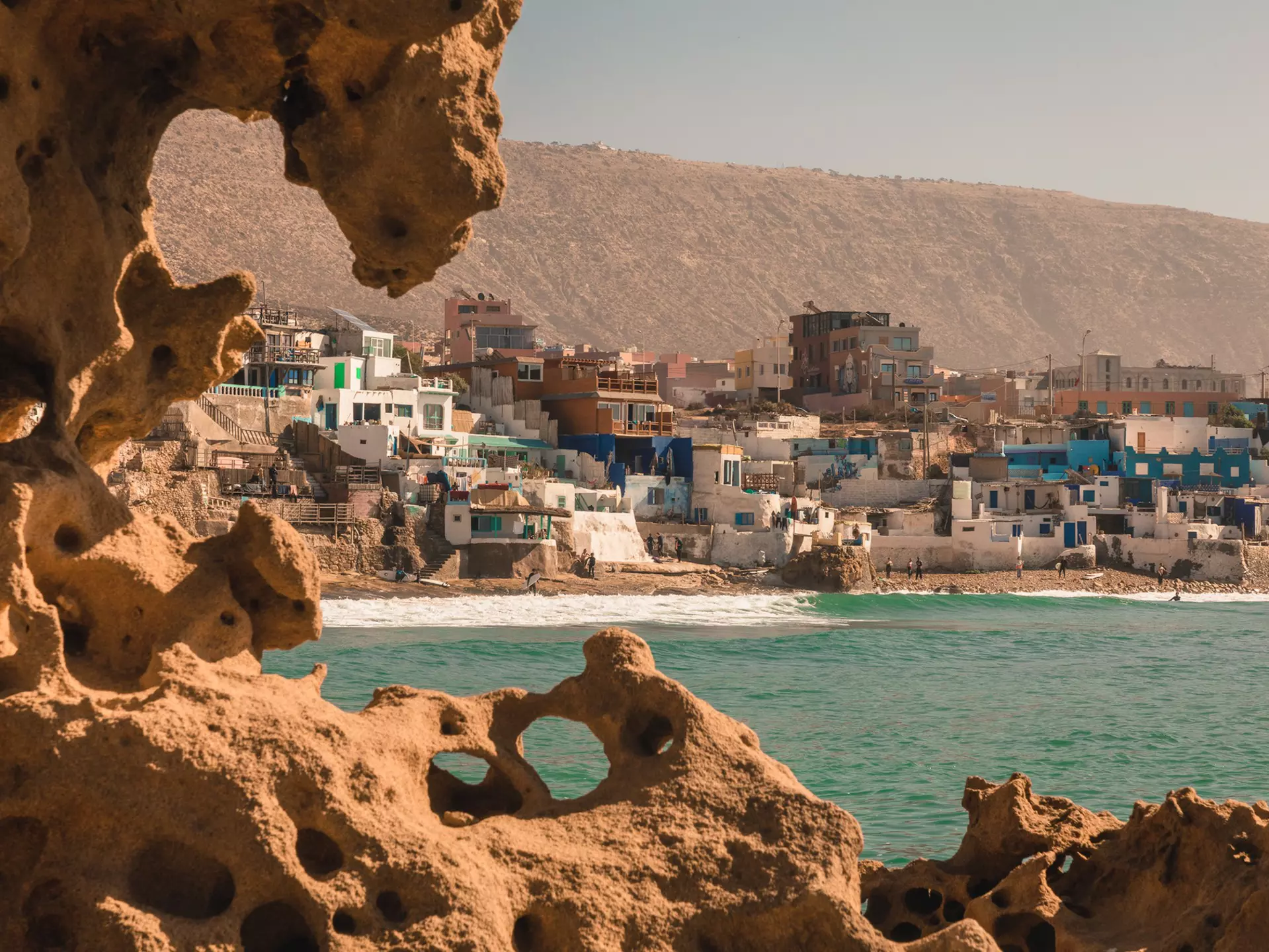 The fishing village of Imsouane near Agadir, Morocco. Omar Alabbar/Shutterstock