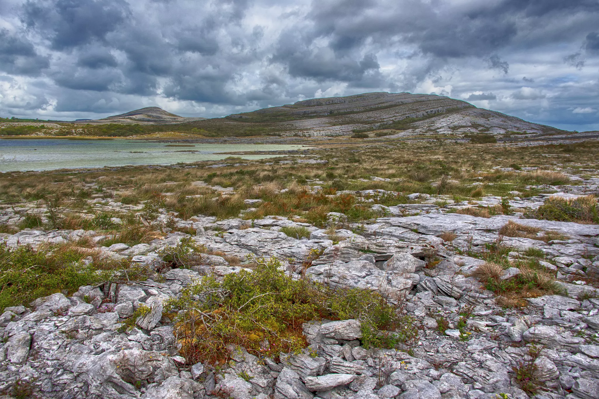 The Burren National Park in Clare County, Ireland