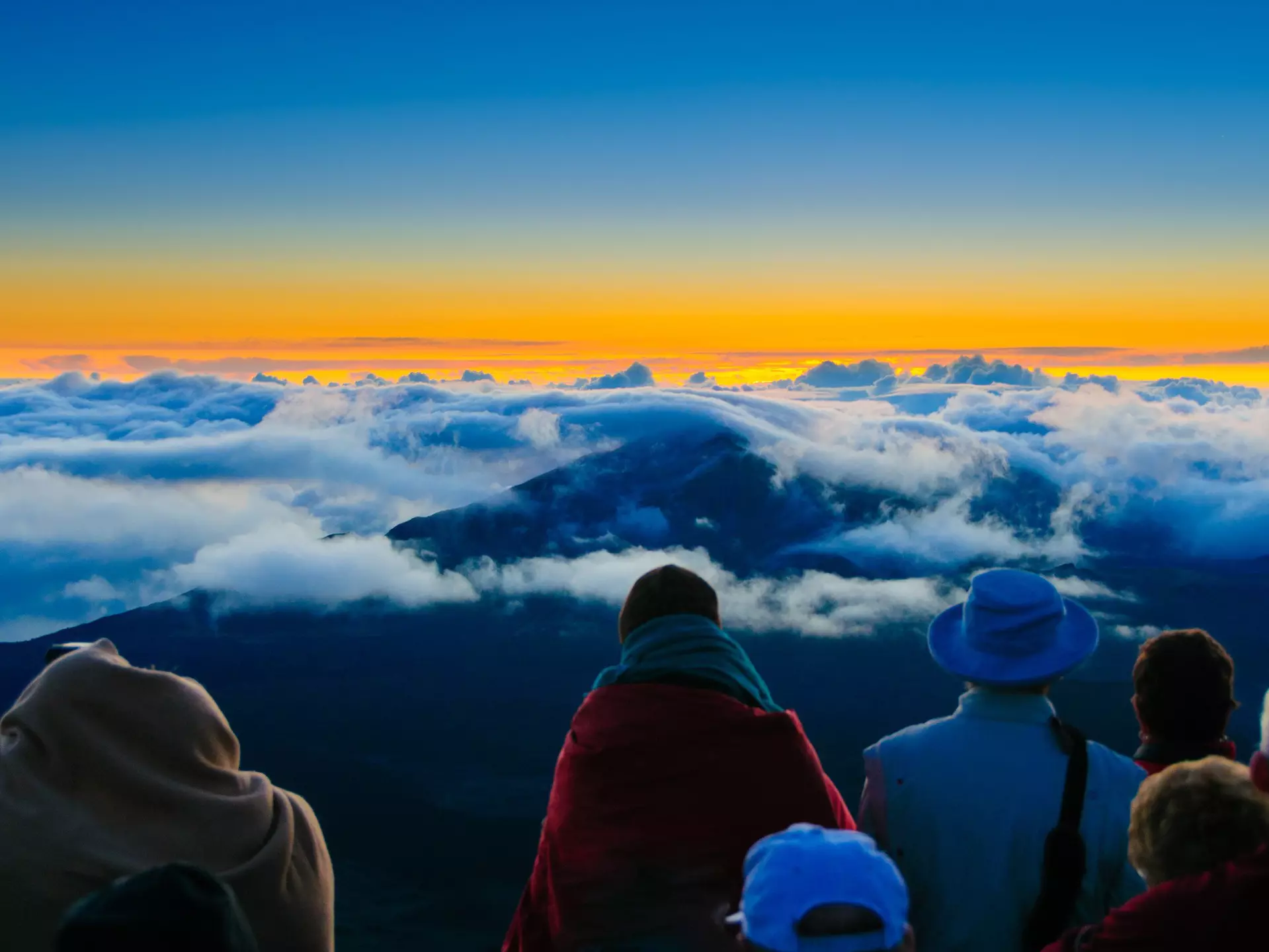 Heading to Haleakalā National Park at sunrise is the best time to go. Don Land / Shutterstock
