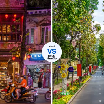 Hanoi’s historic alleys or Ho Chi Minh City’s broad boulevards? The choice is yours. Shutterstock