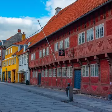 Exterior facade of Køge museum in Denmark.