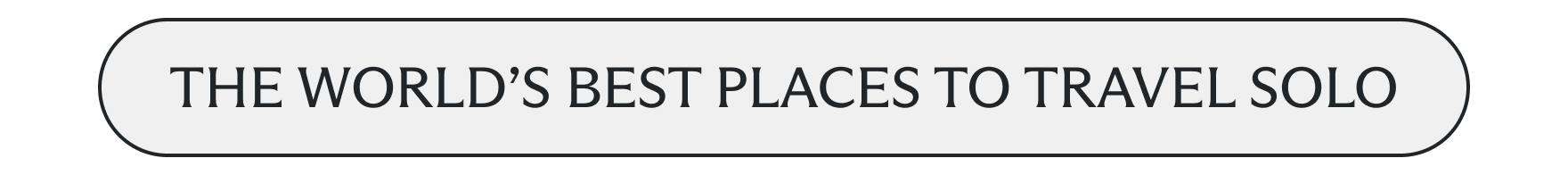 The world's best places to travel solo