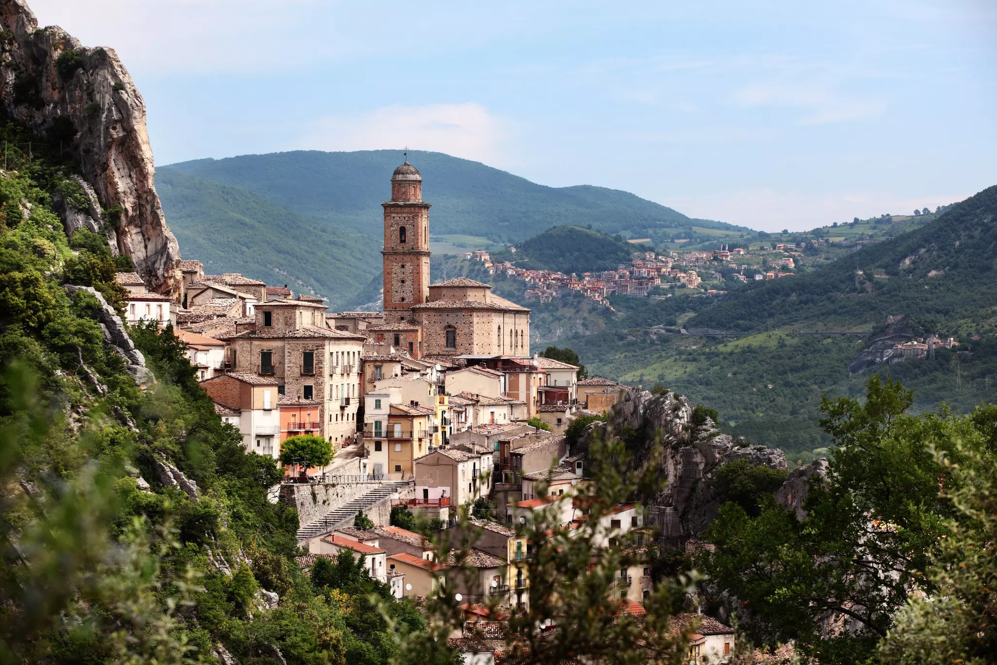 The village of Villa Santa Maria in Abruzzo, Italy