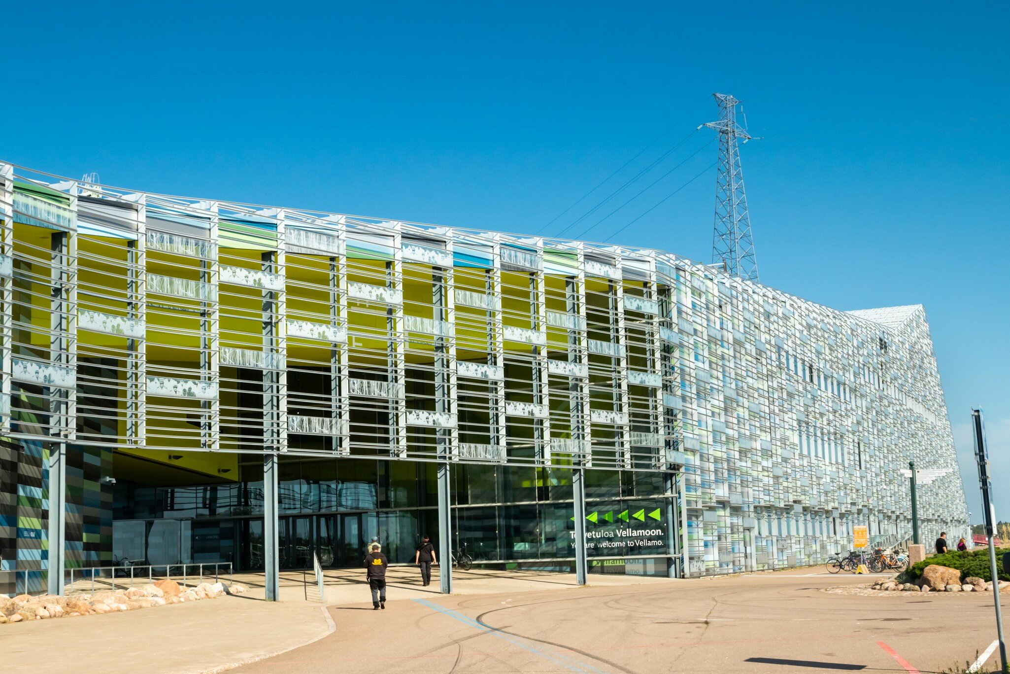 Kotka, Finland - 28 August 2019: View of the Maritime centre Vellamo.