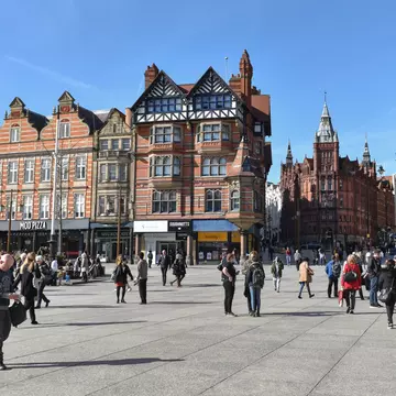 Nottingham, England February 25, 2020:  Tourists shopping at the Shops on Old Market Square with the Council House
1206908559
castel, city centre, keywords:..light - natural phenomenon, nottingham trent university, nottingham university, pubs, robin hood, street photos, lifestyle