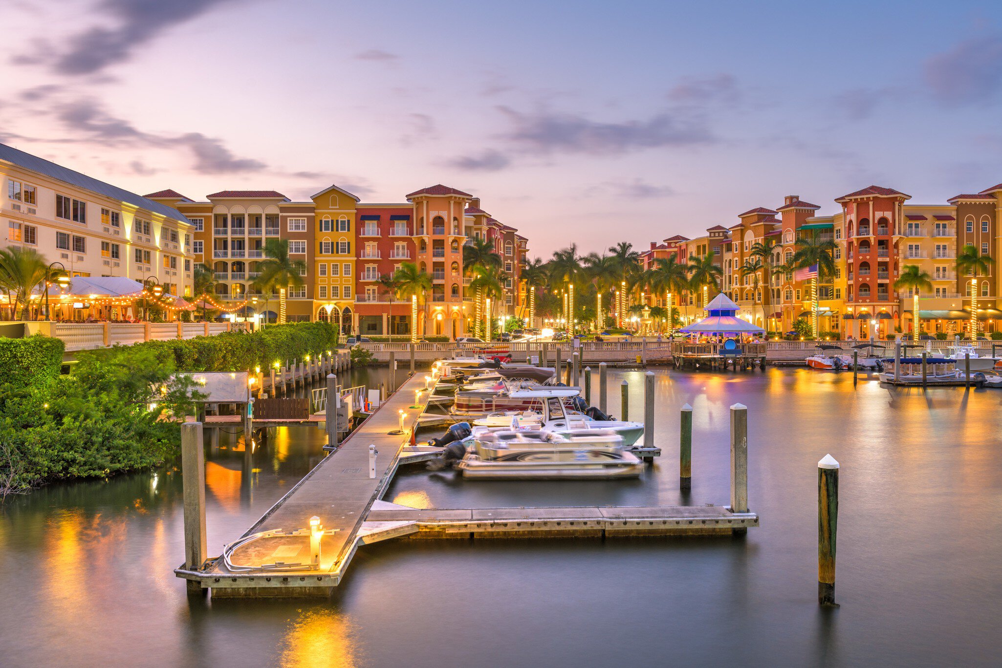 The small towns around Naples, Florida are as cool as the main event. Sean Pavone / Getty Images