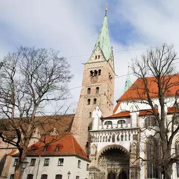 Augsburger Dom (Augsburg Cathedral) or Dom Mariä Heimsuchung, Augsburg on Romantische Strasse (Romantic Road), Germany.