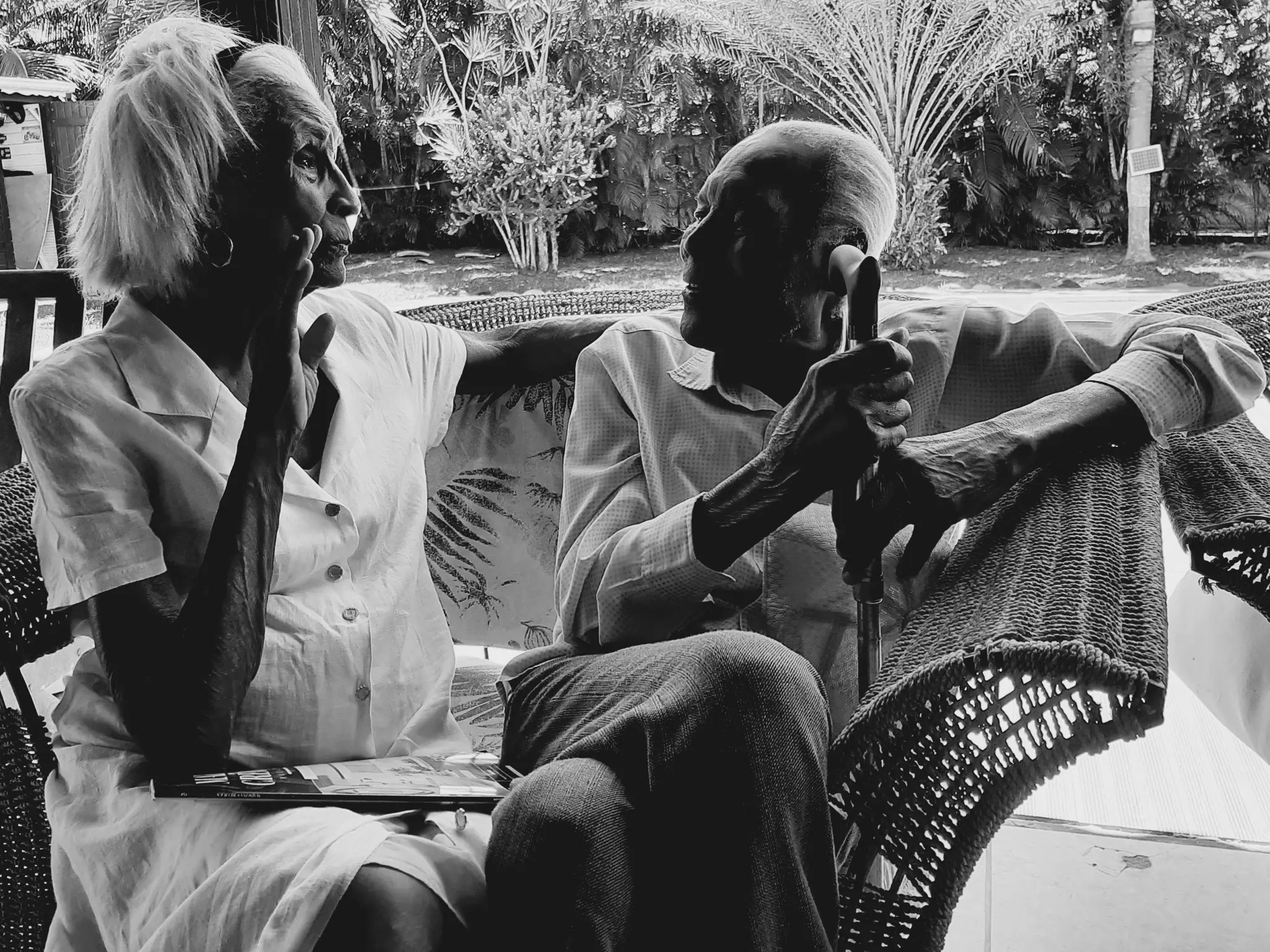 Catching up with family elders in Guadeloupe © Nii Ayikwei Parkes