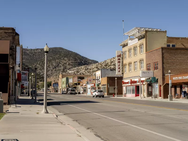 Ely, Nevada. October, Exterior of Good Springs General Store