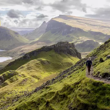 You’ll want to stop to take in the spectacular views hiking the Isle of Skye  © iStock