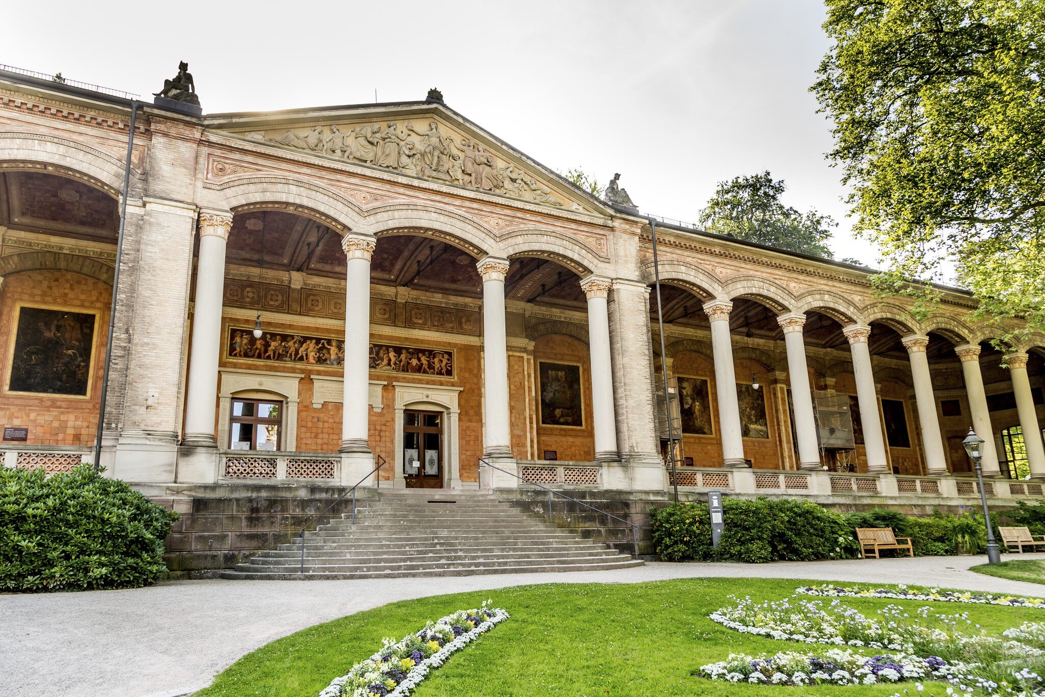 Trinkhalle, pump house in the Kurhaus spa complex in Baden-Baden, Germany.