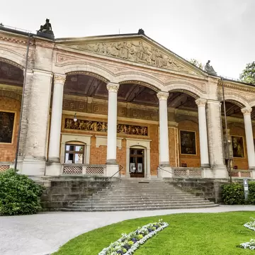 Trinkhalle, pump house in the Kurhaus spa complex in Baden-Baden, Germany.